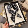 High-end large square scarf silk scarf women's new versatile neck summer thin bag head mother scarf with shawl