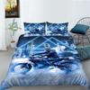 Comfortable Motorcycle Themed Bedding Set 3D Down Duvet Cover 2/3 Pieces for Boys/teenagers/men's Rooms AU180 * 210 Full Size Duvet Cover