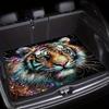 1Pcs Colorful Tiger Car Trunk Mat Anti Slip Cargo Liner Waterproof Storage Protector for SUV Sedan