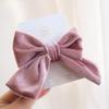 Little Girl Burgundy Bow Tang Suit New Year Hair Clip