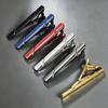 Stainless Steel Mirror Polished Twill Tie Clip Set for Men