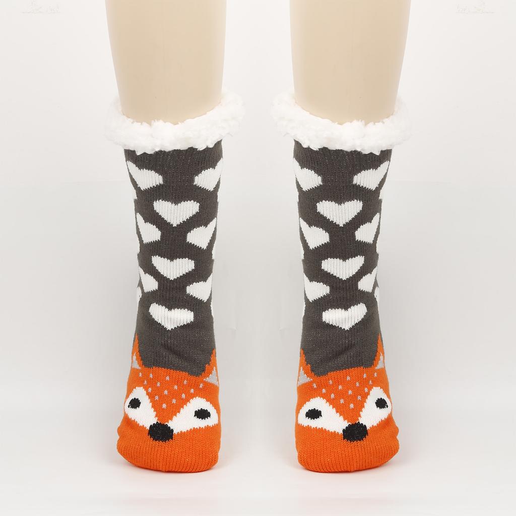 Women's Cartoon Socks, Floor Socks, Adult Plush Snow Socks, Sleep Socks, Carpet Socks, Slippers Socks