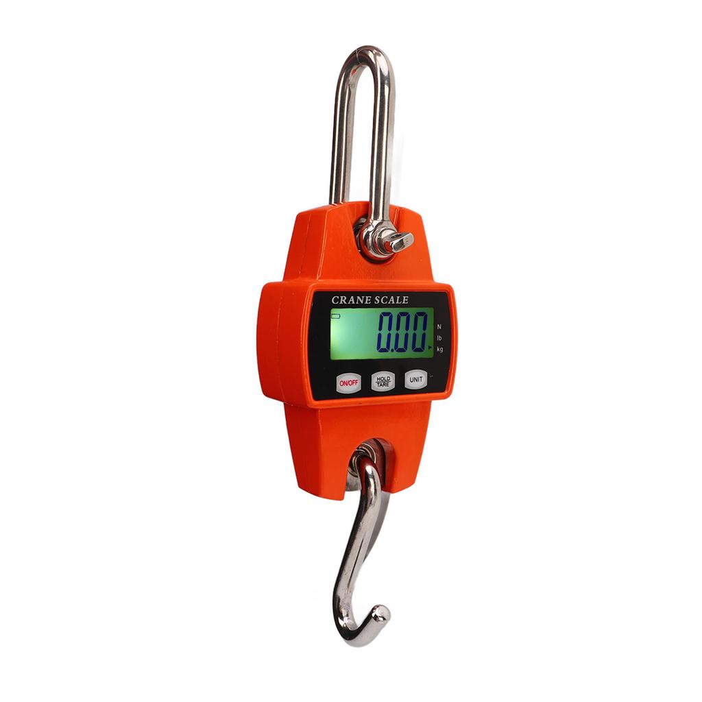 Digital Hanging Scale 300KG LCD Backlit Display High Accuracy Mini Crane Scale for Fishing Hunting
