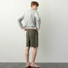 Kojeuneog Plain Men'S Round Long Sleeve T-Shirt