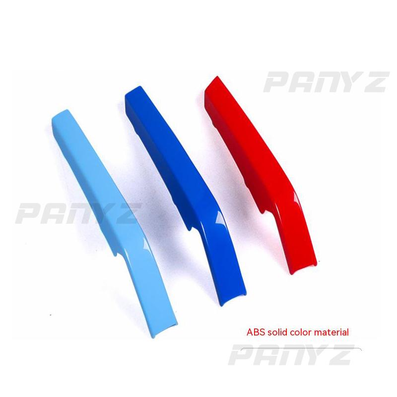 3pcs ABS  Color Car Racing Grille Strip Trim Clip For BMW F30 F31 G20 G21 3 Series   2013- M