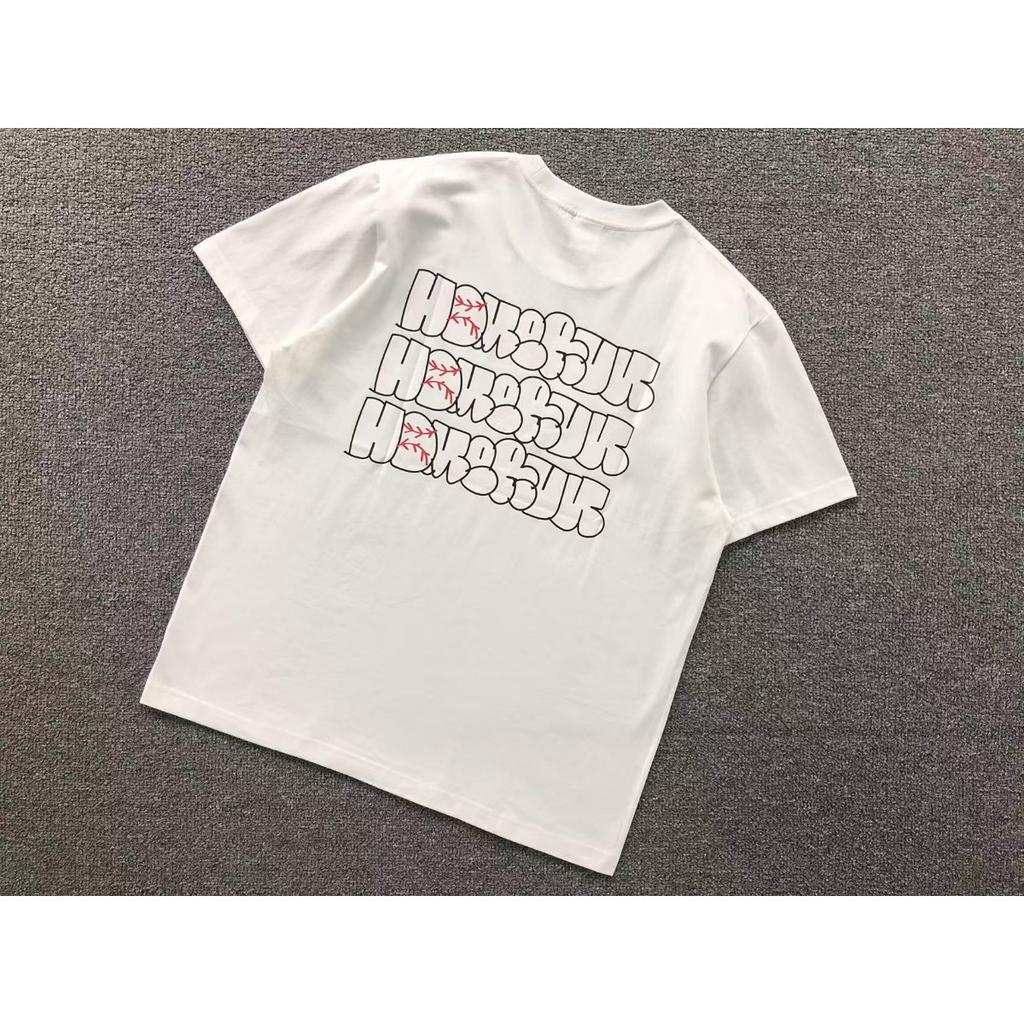 RogueWave Pure Cotton Harajuku Streetwear American Fashion T-shirt Short-sleeved Kpop Top Y2k Clothing