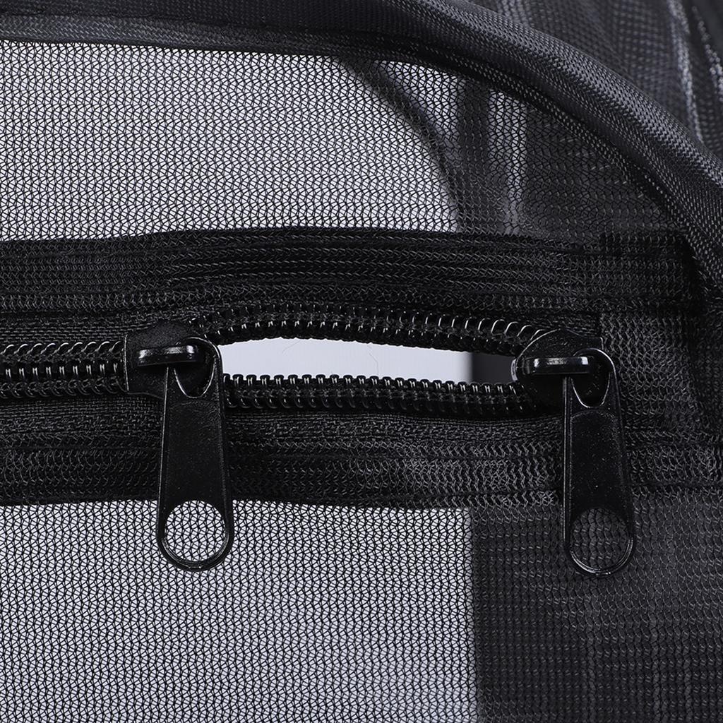 Black Collapsible Foldable Ventilated Insect Light Transmission Mesh Cage House