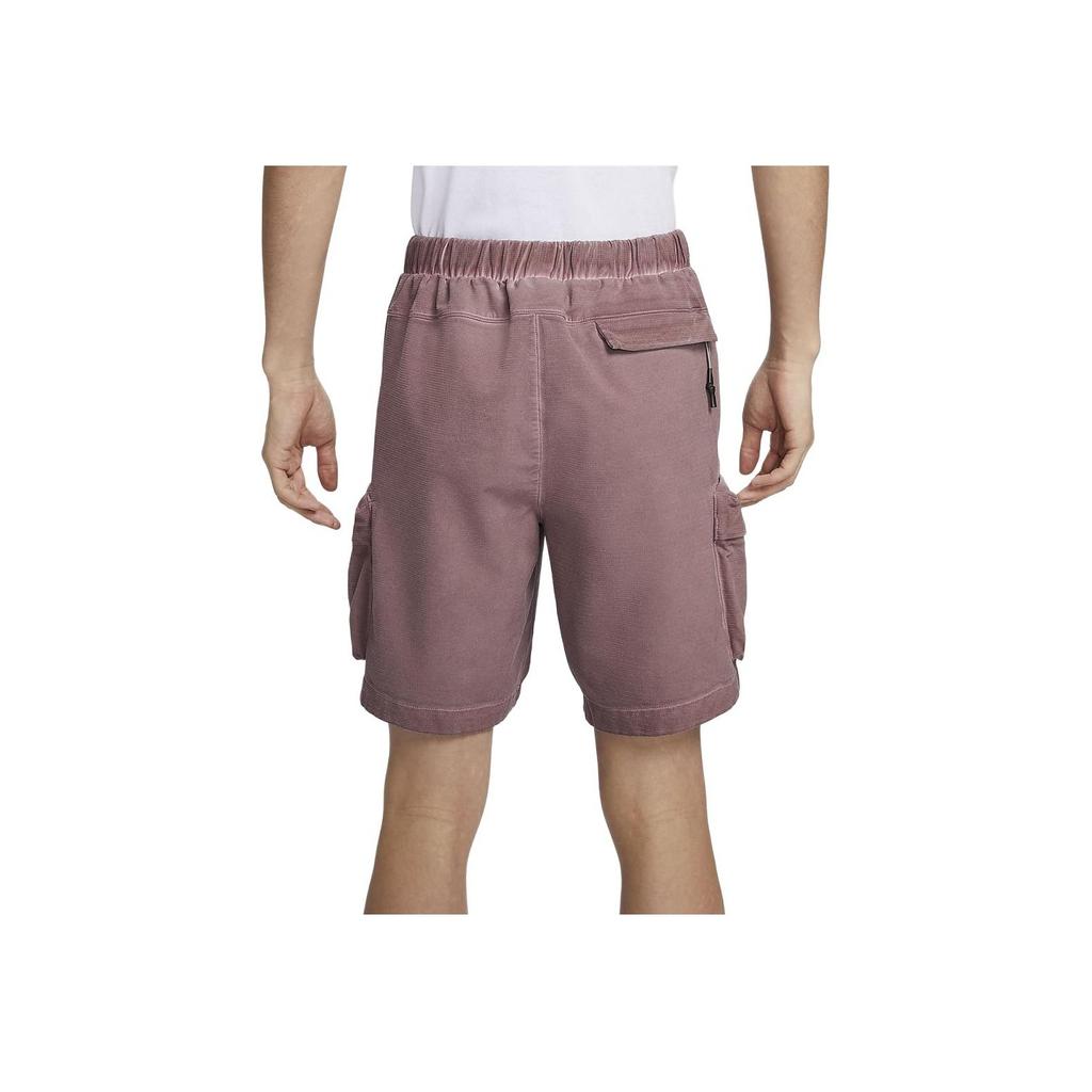 Nike Sportswear Solid Outdoor Elastic Waist Mid-Rise Casual Shorts Men shorts Smoke-Gray Purple Red HF0817-208