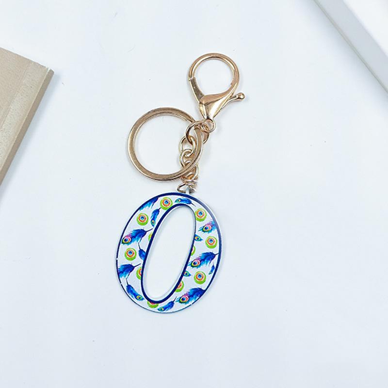 Colorful English Alphabet Keychain & Graduation Gift Accessory