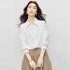 Chemise Classique à Manches Longues et Boutons pour Femme KASAIYE