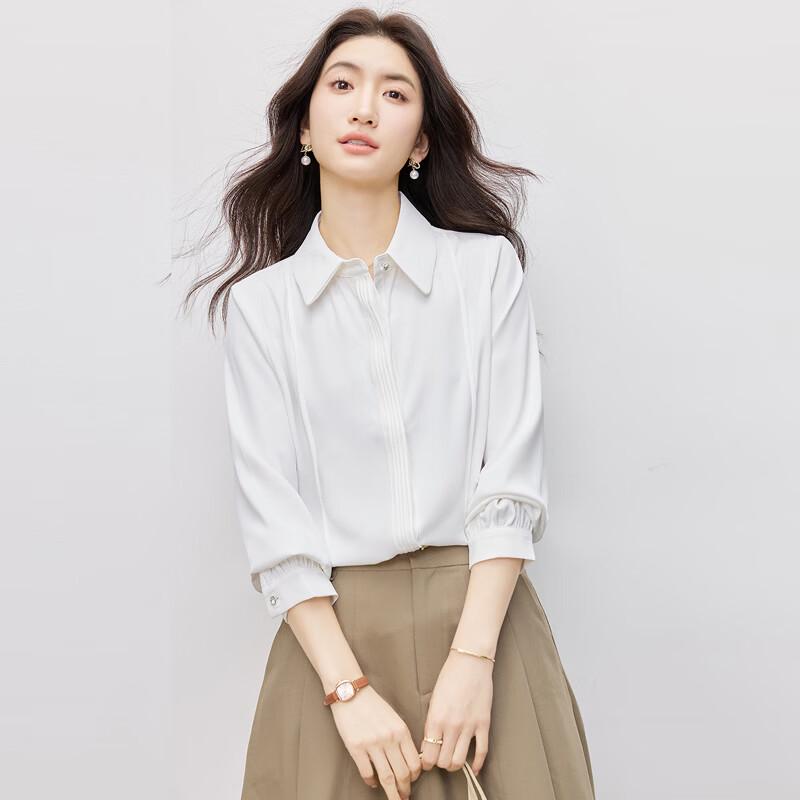 KASAIYE Women s Classic Long-Sleeve Button-Up Shirt S