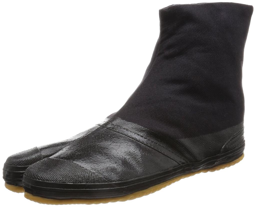 Moonstar Tabi Socks for Men and Magic Fitter Size 2E Women, 5-Piece Set, Black, 26.5 cm,