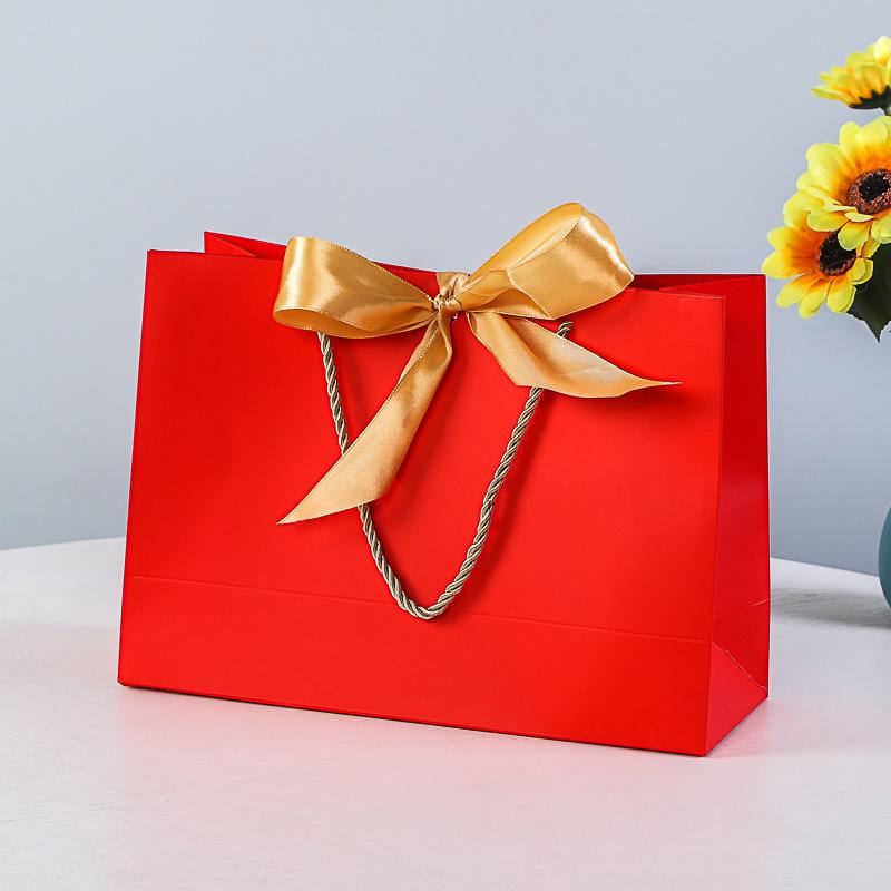 Gift, Cosmetic & Shopping Paper Bags with Bow Handles