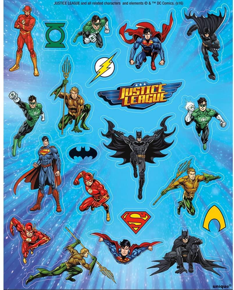 Naklejki Justice League Liga Sprawiedliwości 84Szt