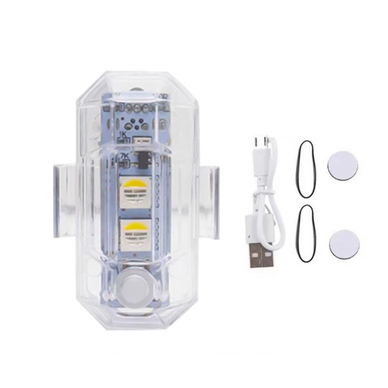 

Remote Control LED Warning Lamp Rechargeable LED Strobe Light High Brightness Lamp for Enhanced Night Driving Safety