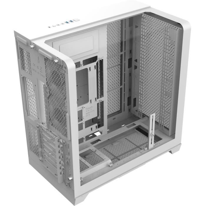 Boîtier PC sans alimentation - THERMALTAKE - View 390 Air Snow - Moyen tour - Format ATX - 2x120mm inclus - Blanc