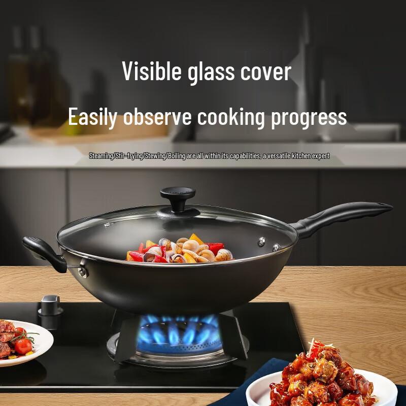 SUPOR Traditional Cast Iron Wok