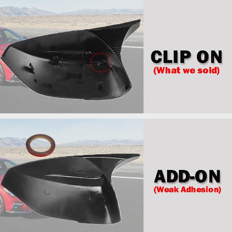 Fits Infiniti Q50 Q60 Q70 M3 Style 2014-2024 Side Mirror Cover Cap Replacement