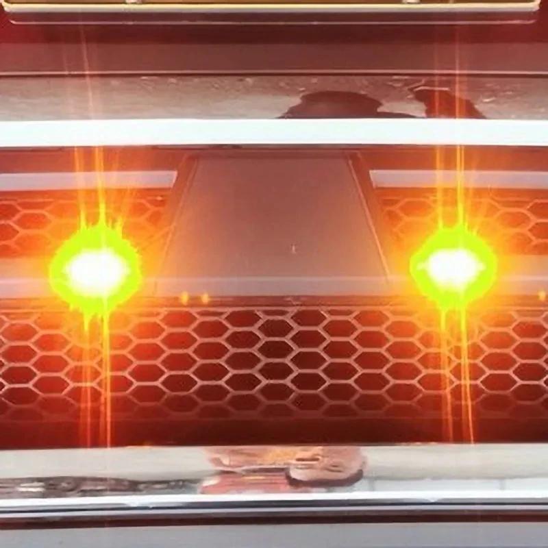 12/24V Durable LED Side Marker Lights For Trailer Trucks Cars Waterproof Oval Side Clearance Warning Light Red Orange Lamp Led