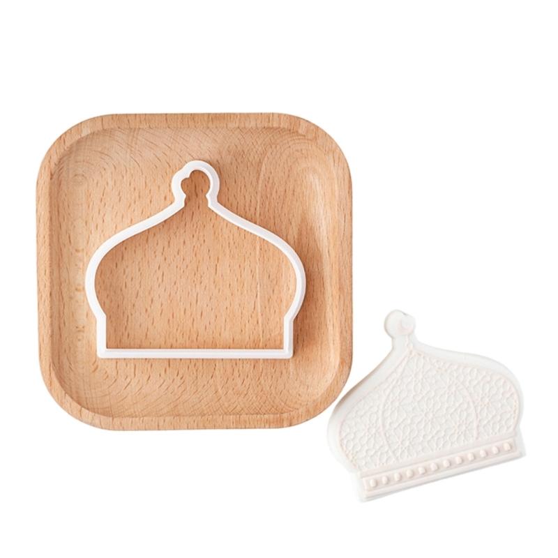 Plastic Biscuit Molds Cookie Stamp Tower Moon Pattern Cookie Cutter DIY Fondants Cake Molds Kitchen Pastries Bakewares