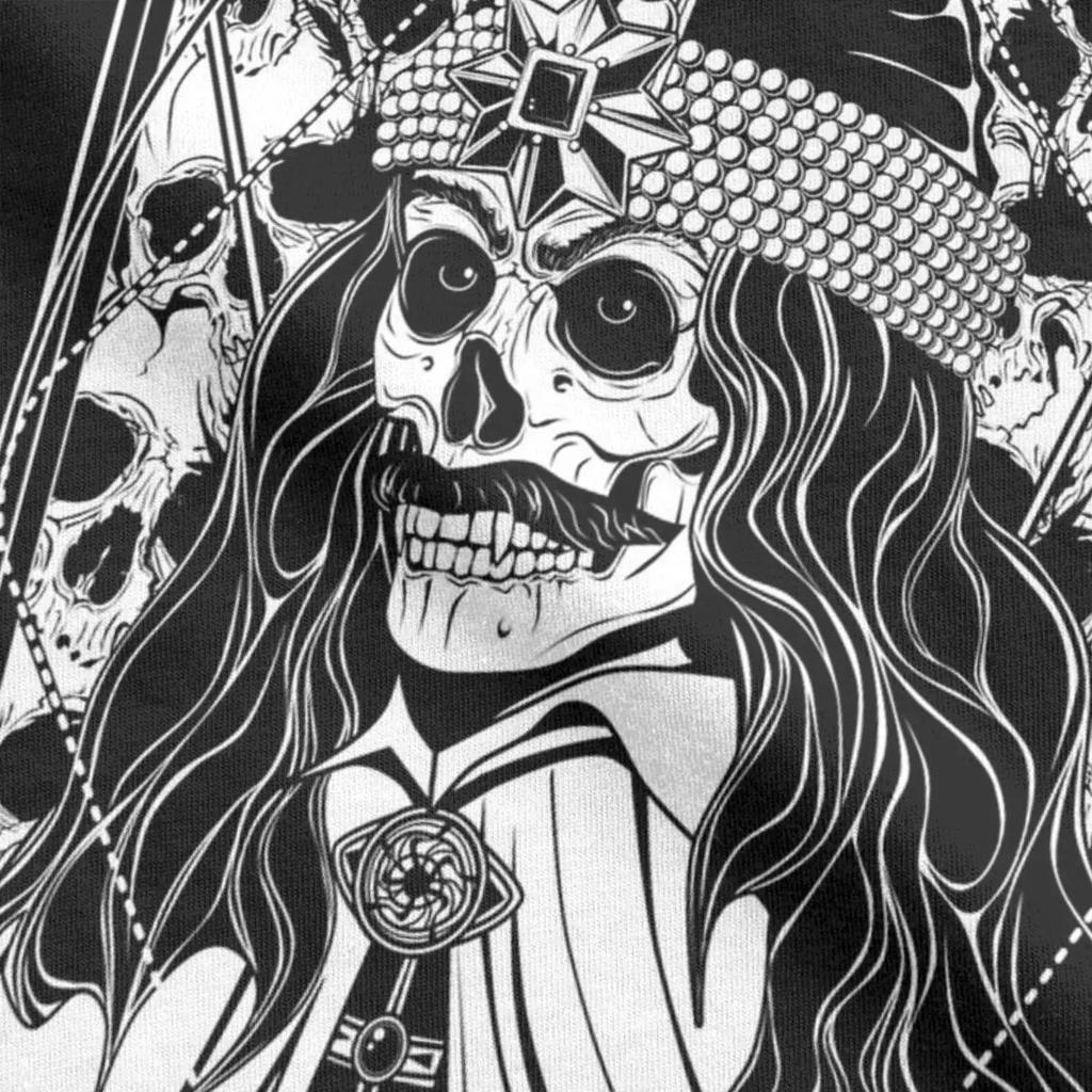 Men's T-Shirt Vlad Dracula A Skull Portrait Casual Pure Cotton Tee Shirt Short Sleeve T Shirts Crewneck Tops Graphic