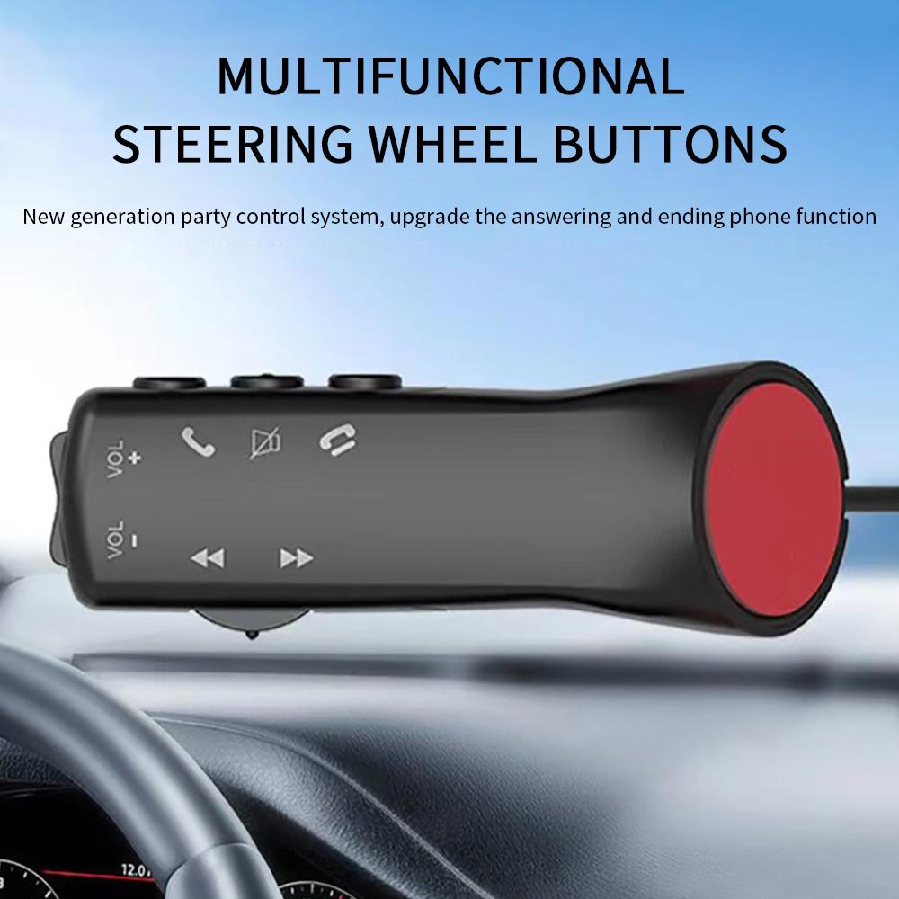 Universal Car Steering Wheel Remote Control Button Multi-functional Steering Wheel Controller for Car Radio GPS DVD Navigation Radio Accessories 4