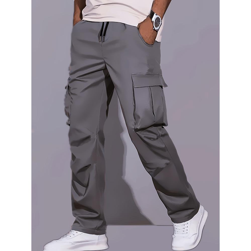 Men's Handsome Loose Straight-Leg Workwear Casual Pants