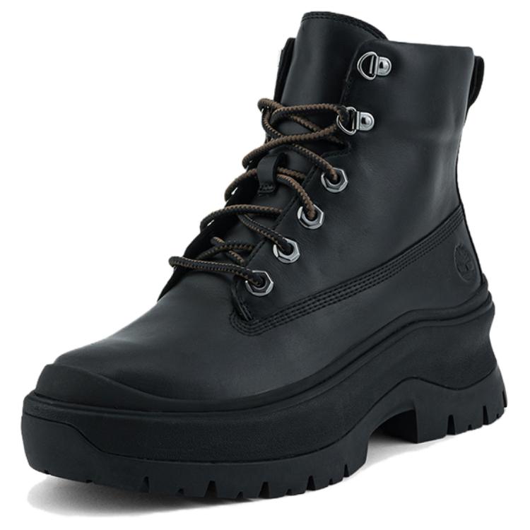 Timberland Durable Slip-Resistant Fashion Versatile Mid-Calf Outdoor Boots Women Boots Black A295JW02