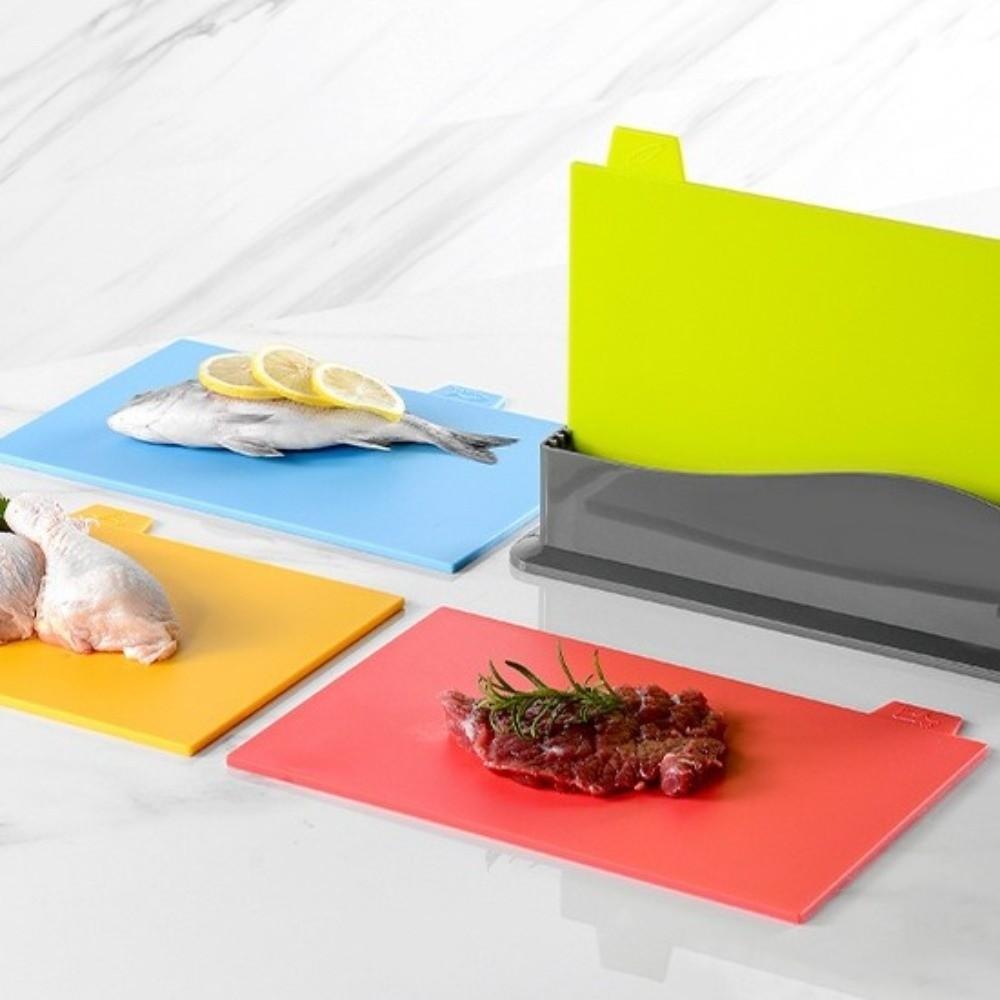 Color Coded Chopping Board Set Non-Slip Color Coded Board Set Anti Mildew Board  Kitchen Use