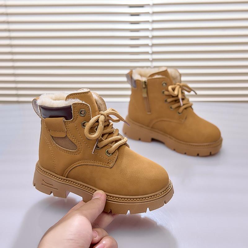 Winter and Autumn Children's Boots, Girls' Boots, Boys' Boots, Lined Boots, Cotton Shoes