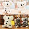 Adorable Koala Bear Plush Toys Featuring Sitting Mother And Baby Stuffed Dolls