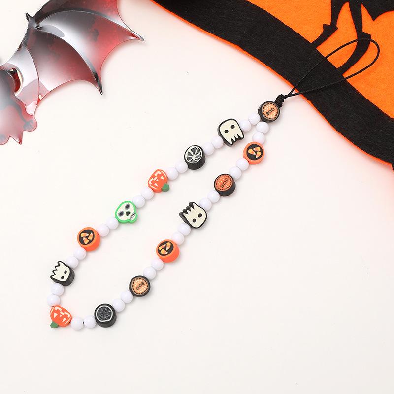 Pearl Bow Beaded Mobile Phone Lanyard Keychain Pendant Accessory