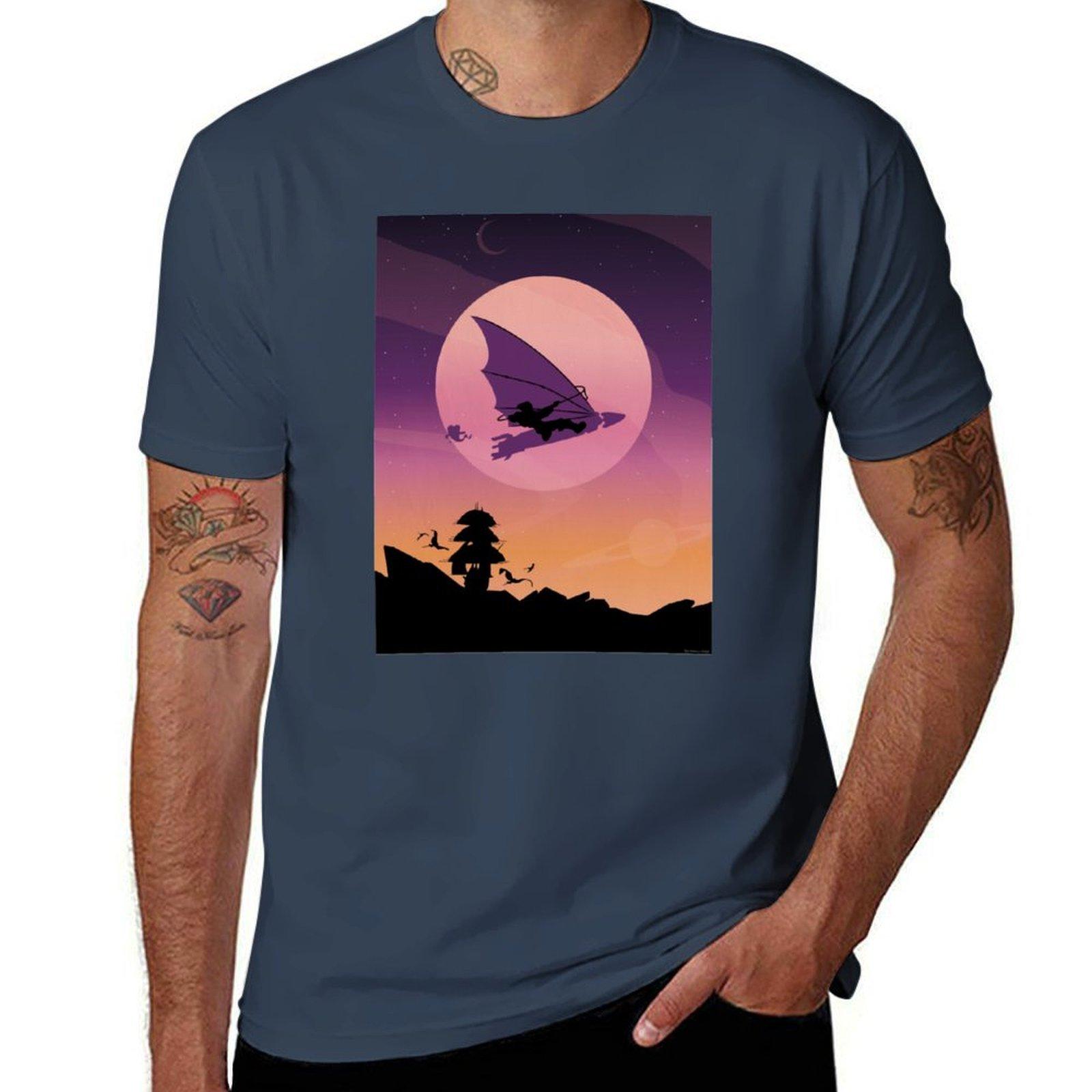 Treasure Planet Minimal TShirt Summer Print Short Sleeve Tee S