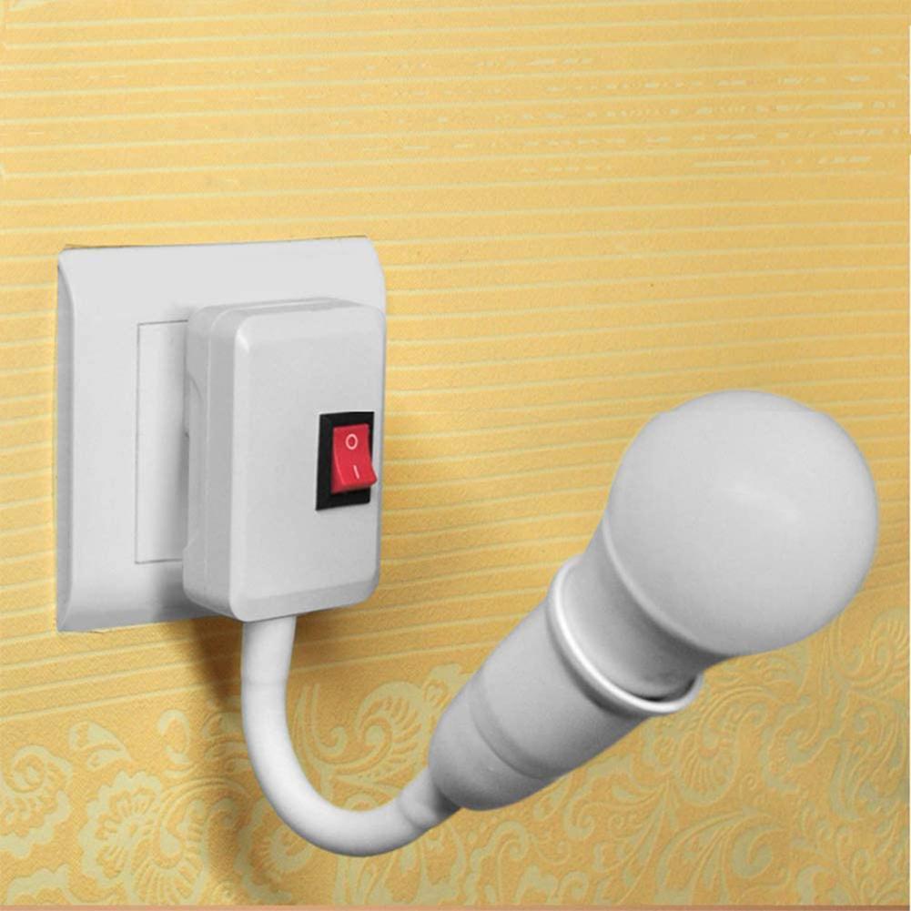 E27 Socket Lamp Bulb Holder Light Socket With Switch EU/US Plug Lamp Holder Energy Saving LED Table Lamp Led Base Lamp Base