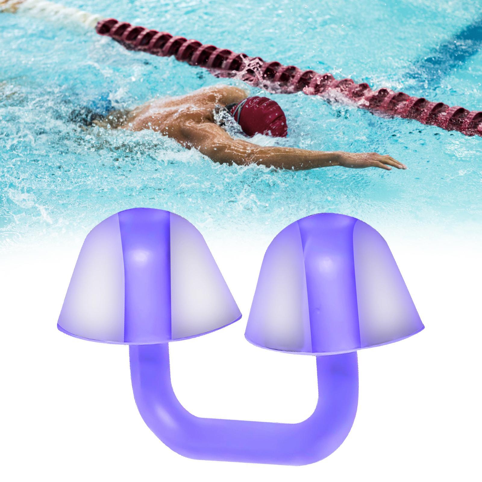 SAVITA Clip Naso Nuoto Con Gel Silice - Impermeabili Per Adulti E Bambini (4 Colori) - Foto 8
