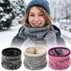 1-6PCS Winter Neck Gaiter Double Layer Fleece Thermal Windproof Comfortable Elastic Unisex for Motorcycle Biking Travel Camping