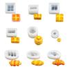 Mini Simulate Bread Shaped Silicone Mold Fondant Chocolate Mold DIY Cake Dessert Mold Homes Kitchen Baking DIY Supplies