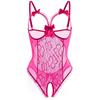 Sexy, vollständig geöffneter BH, Porno, ouvert, einteiliges Dessous-Set für weibliche Sex-Kleidung, erotische Brust, offene Verführung, Spitzen-Bodysuit-Set