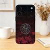 T-Targaryan Dracary Logo Phone Case Silicone black Soft For IPhone 17,16,15,14,13,12,11,SE,Plus Pro Max