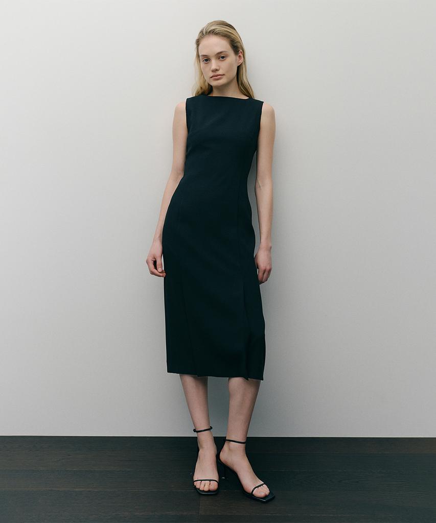 Ia Sleeveless Dress (Black)