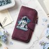 Stylish Astronaut Pattern Long Wallet Fashion Casual Functional Card Holder Daily Use Purse