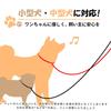 Double Dog Lead for 2 Dogs Connects Collar and Harness Pink [RafiCaro] - -