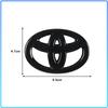 1Pcs Car Steering Wheel Badge Decal Auto Styling Car Decoration Sticker For Toyota C-hr Prado Rav4 Yaris Hilux Prius Avensis Corolla Camry