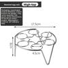 Stainless Steel Steaming Pot Steamer Egg Rack Kitchen Organizer For Home Cooking