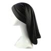 Elastic Wide Brims Two-end Elastic Night Caps Sleeping Caps Long Tail Turban Hat Tube Caps for Men Women Boys Girl