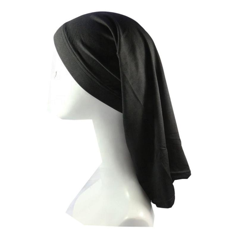 Elastic Wide Brims Two-end Elastic Night Caps Sleeping Caps Long Tail Turban Hat Tube Caps for Men Women Boys Girl