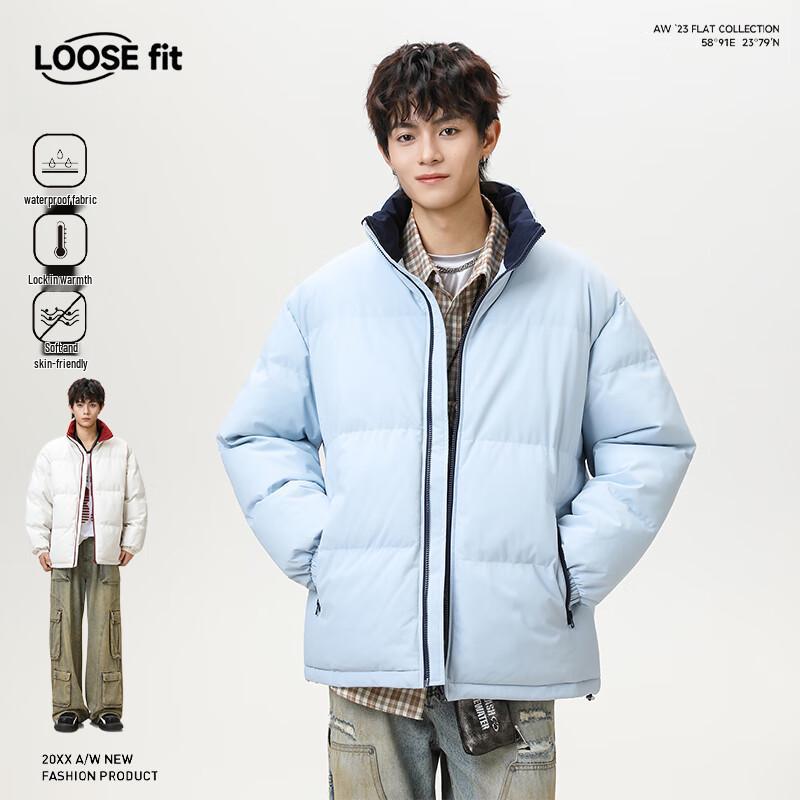 

VUUG Men s Solid Color Winter Padded Jacket L