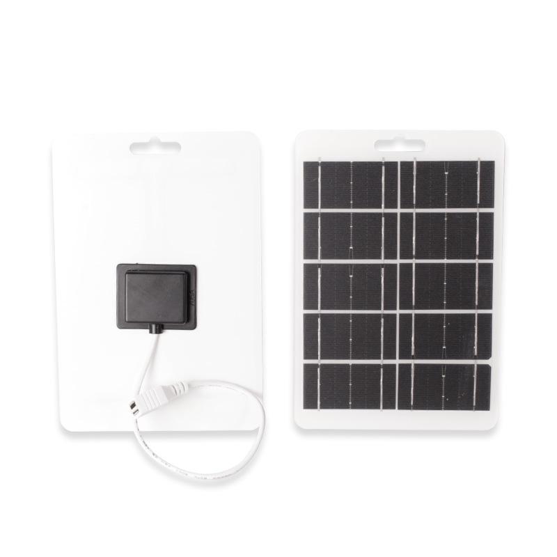 Flexible Solar USB Charger: 5V 2W-10W for Mobile Phones & Fans