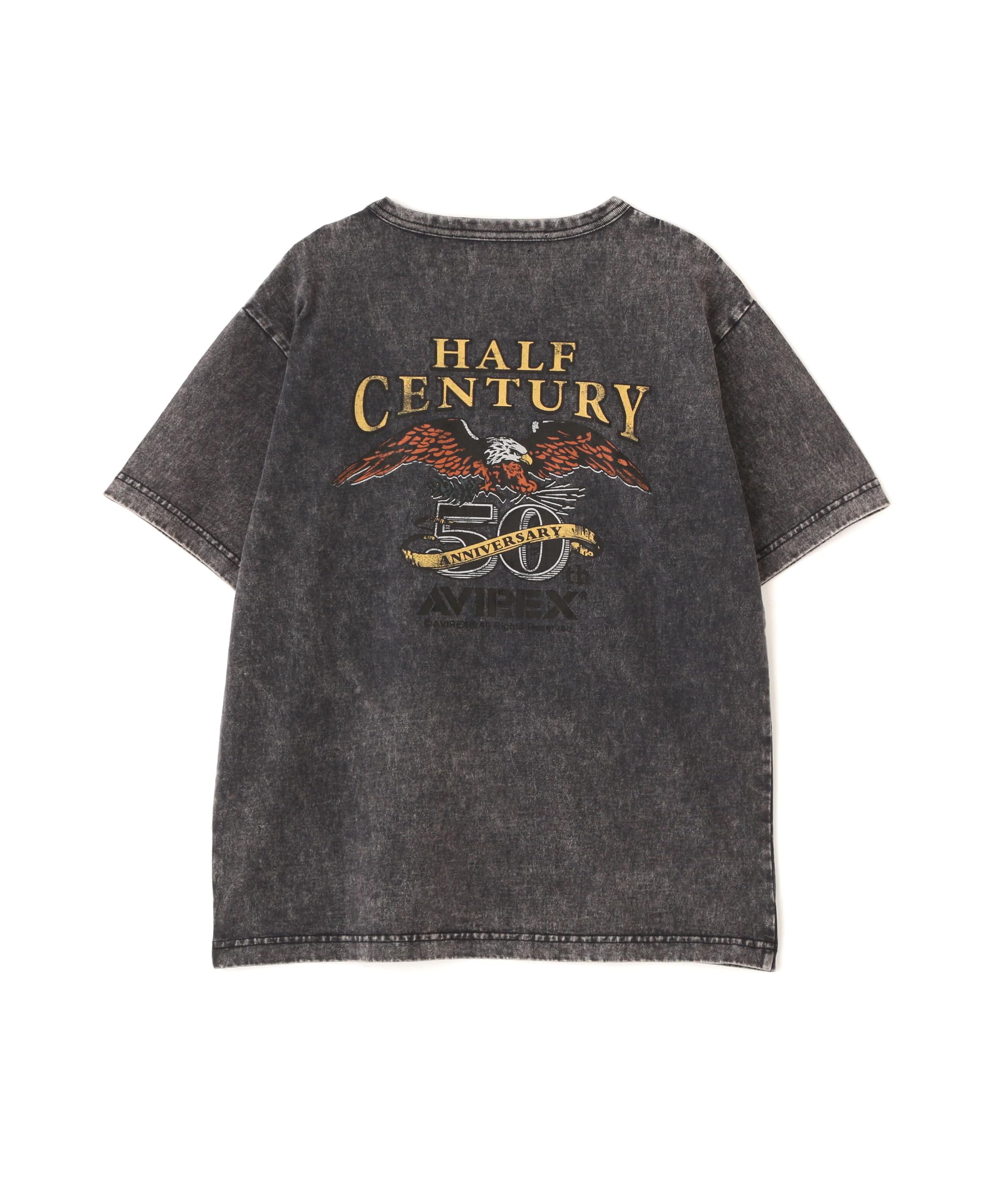 AVIREX HALF CENTURY ANNIV. T-SHIRT Women s F 410 charcoal 783-5235605