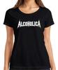 Alcoholica Metal Logo Funny Alcohol Beer Party Gift Vintage Unisexs Tshirt